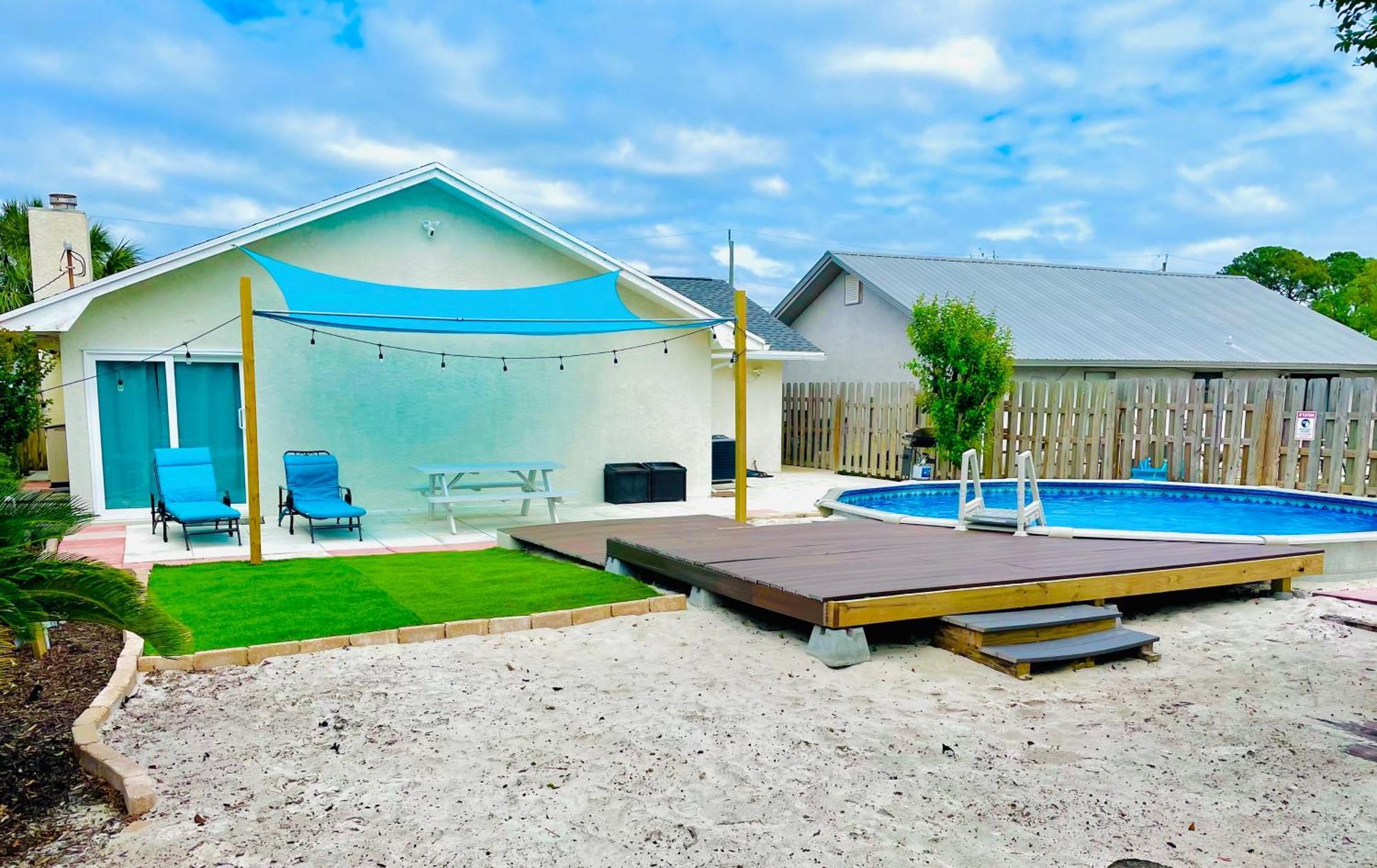 Sea Salt Vacation Home, Private Pool - Walk To Beach Panama City Beach Exteriör bild